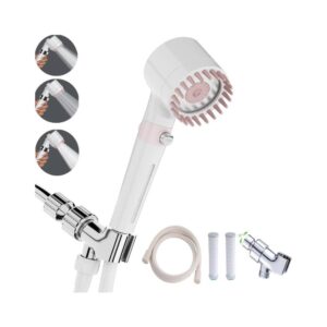 White High Pressure Handheld Shower Head Set