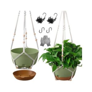 Set of 2 Self-Watering Hanging Pots, 10
