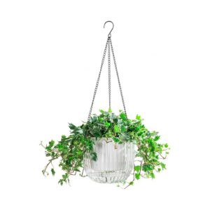 8.3" Self-Watering Hanging Planter with Hooks